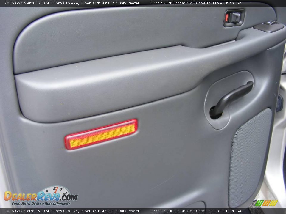 2006 GMC Sierra 1500 SLT Crew Cab 4x4 Silver Birch Metallic / Dark Pewter Photo #16