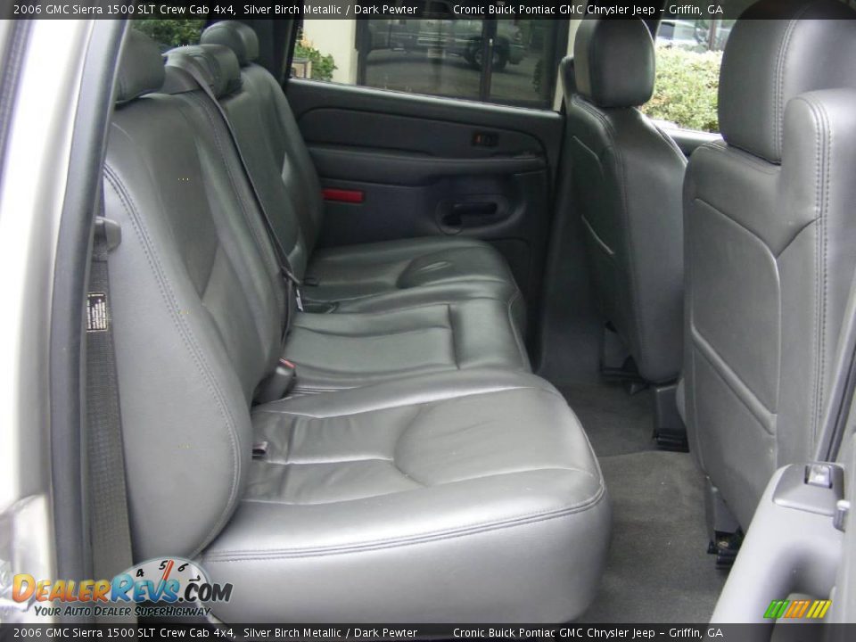 2006 GMC Sierra 1500 SLT Crew Cab 4x4 Silver Birch Metallic / Dark Pewter Photo #18