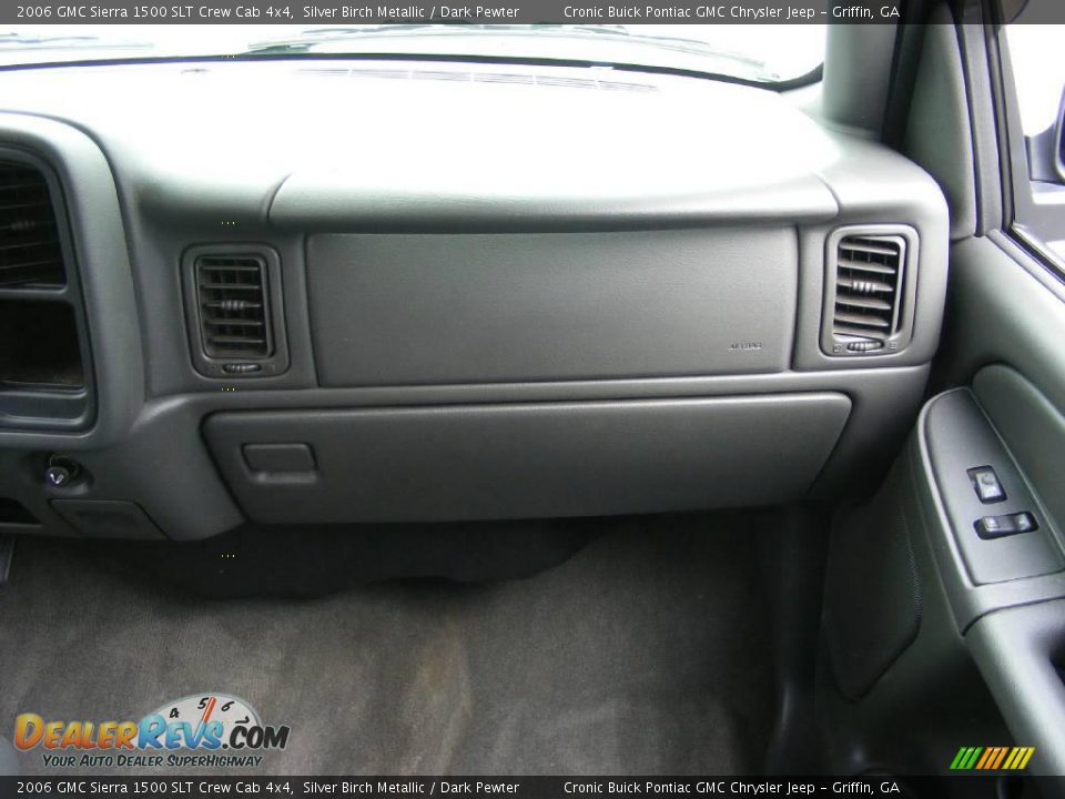 2006 GMC Sierra 1500 SLT Crew Cab 4x4 Silver Birch Metallic / Dark Pewter Photo #22