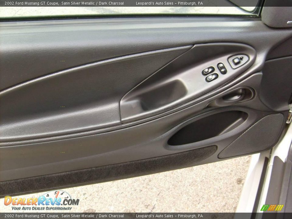 2002 Ford Mustang GT Coupe Satin Silver Metallic / Dark Charcoal Photo #10