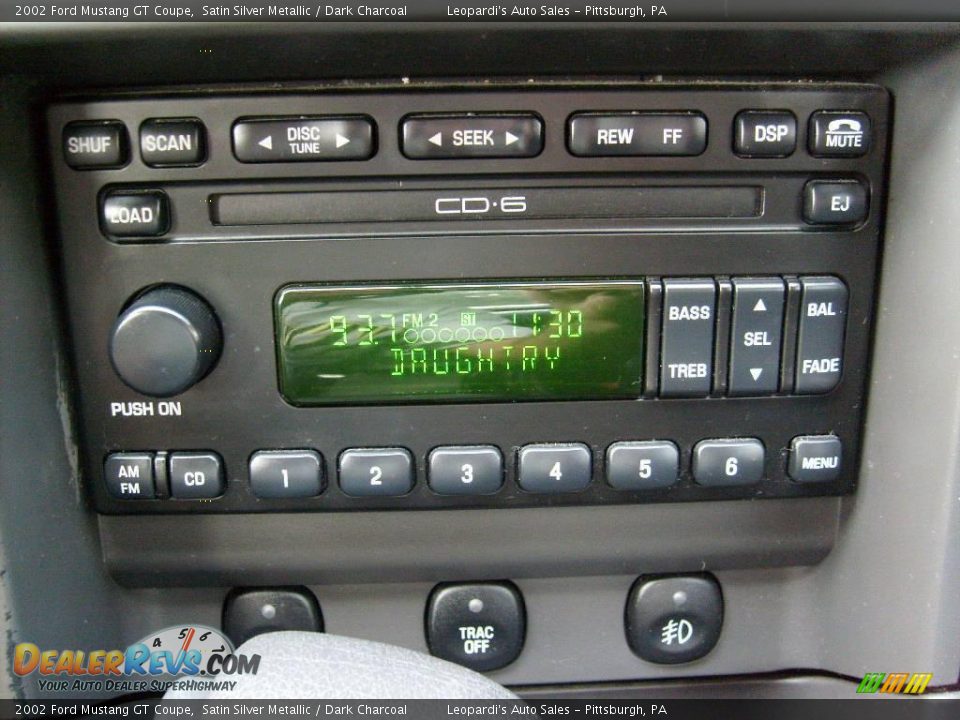 2002 Ford Mustang GT Coupe Satin Silver Metallic / Dark Charcoal Photo #14