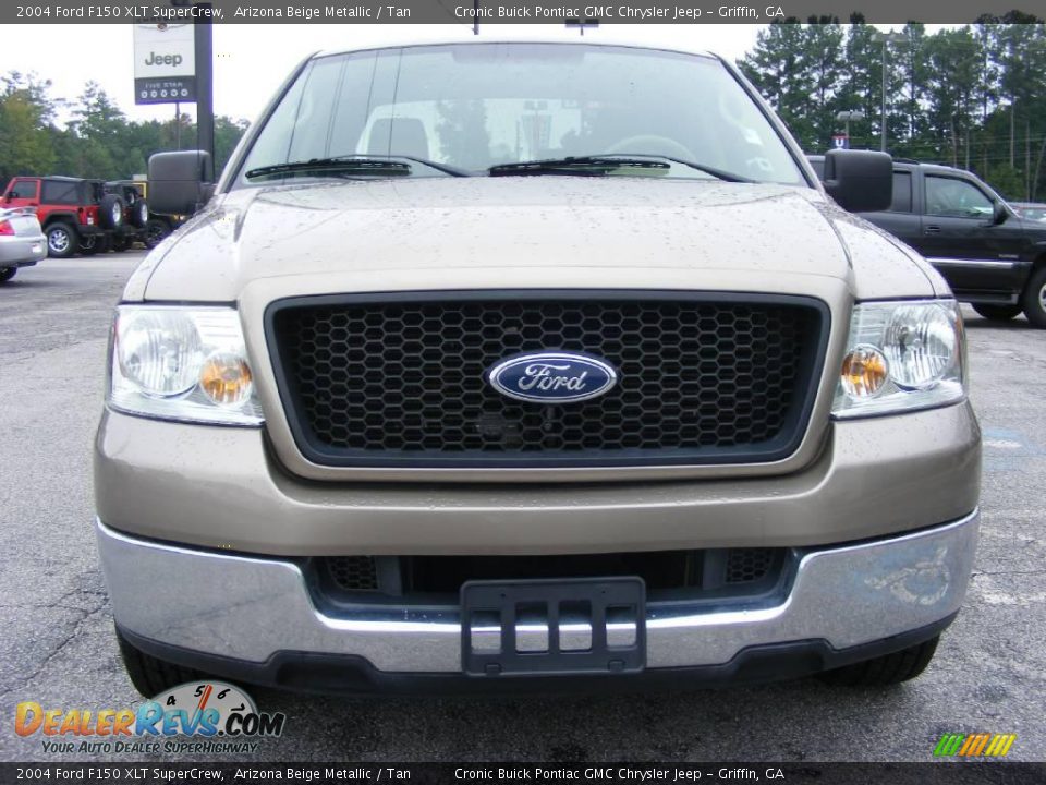 2004 Ford F150 XLT SuperCrew Arizona Beige Metallic / Tan Photo #3