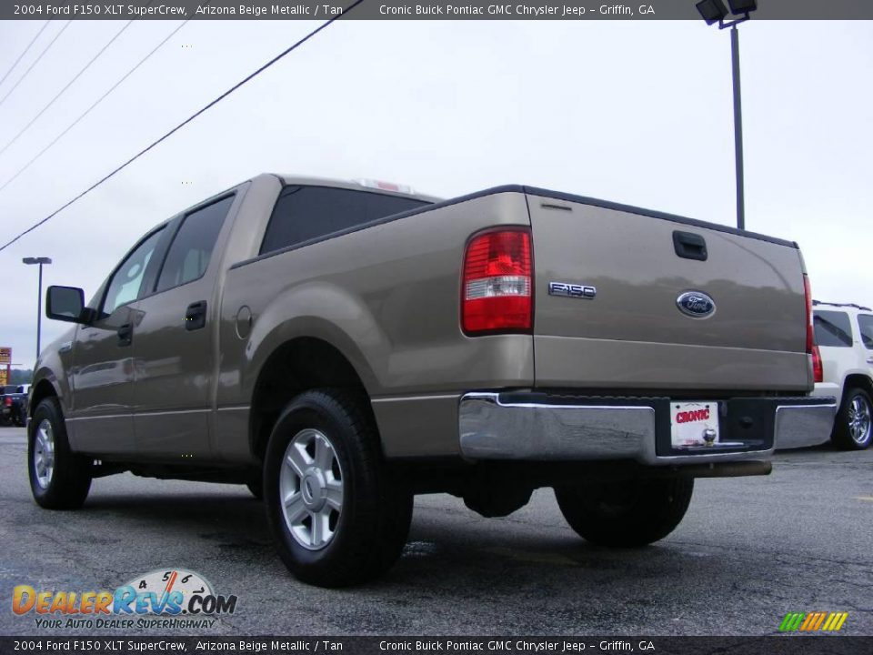 2004 Ford F150 XLT SuperCrew Arizona Beige Metallic / Tan Photo #6