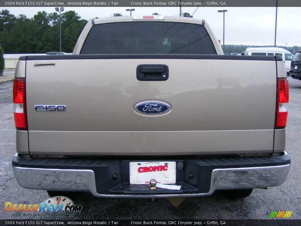 2004 Ford F150 XLT SuperCrew Arizona Beige Metallic / Tan Photo #7