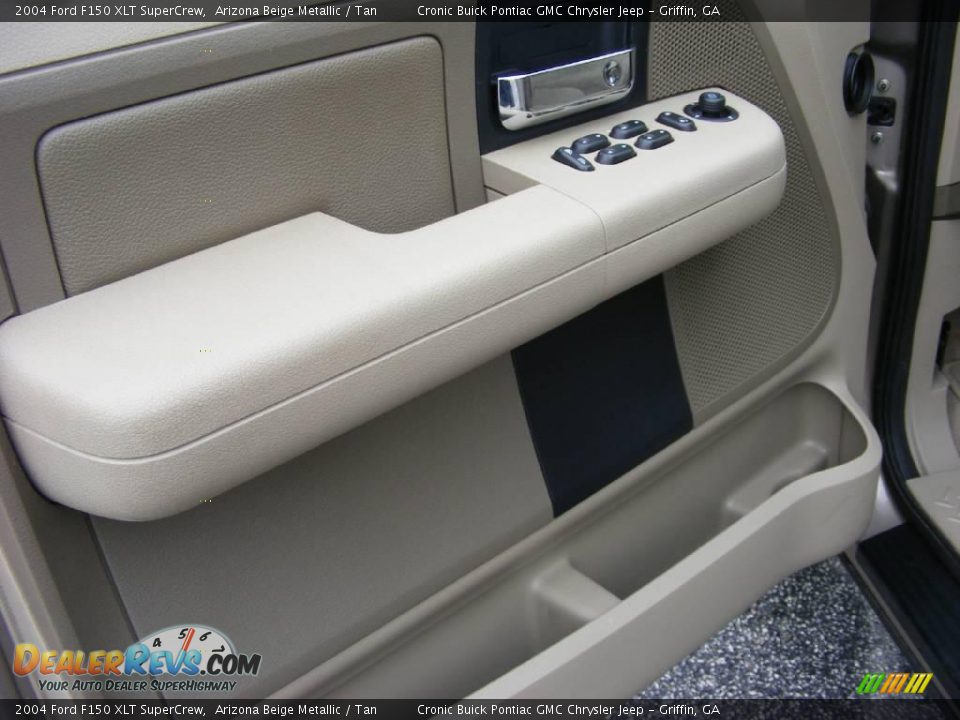 2004 Ford F150 XLT SuperCrew Arizona Beige Metallic / Tan Photo #12