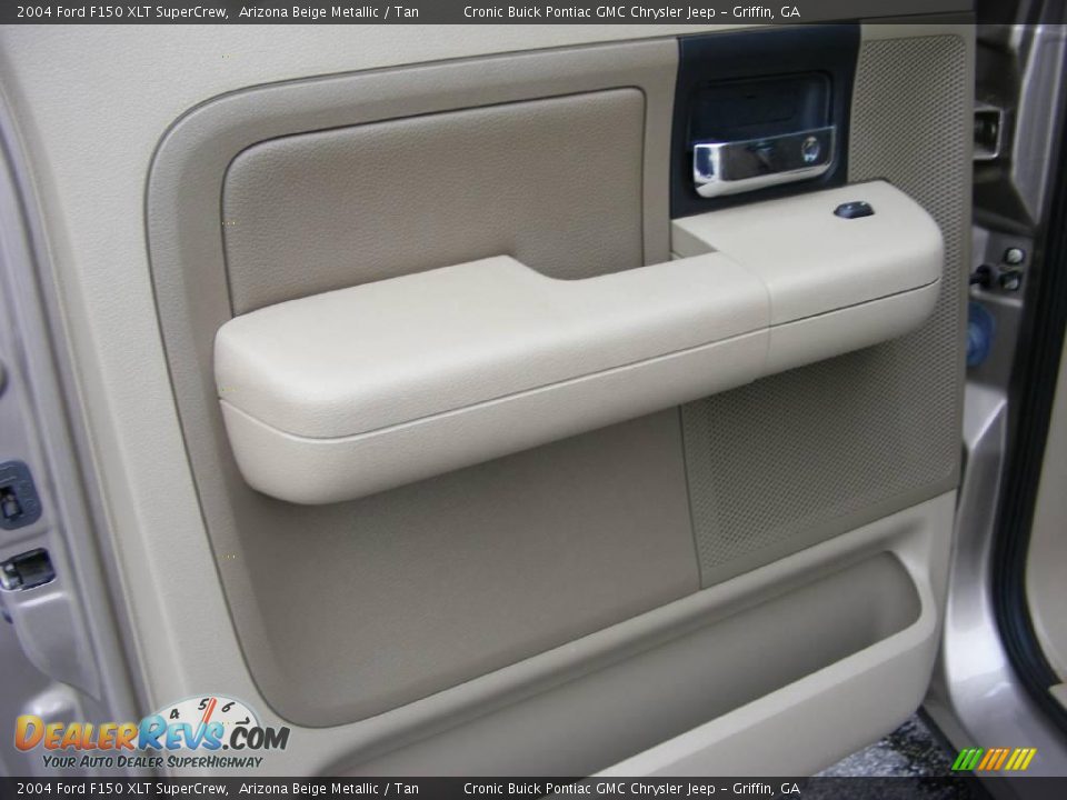 2004 Ford F150 XLT SuperCrew Arizona Beige Metallic / Tan Photo #15