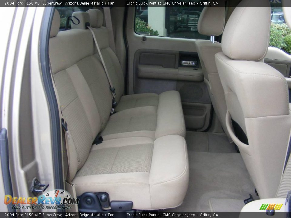 2004 Ford F150 XLT SuperCrew Arizona Beige Metallic / Tan Photo #16