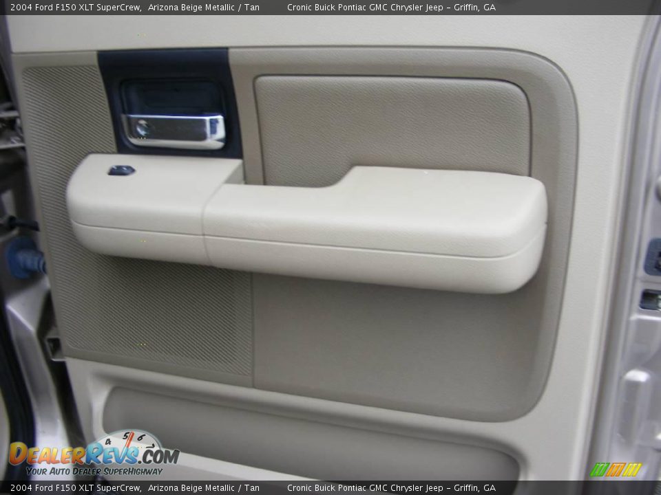 2004 Ford F150 XLT SuperCrew Arizona Beige Metallic / Tan Photo #17