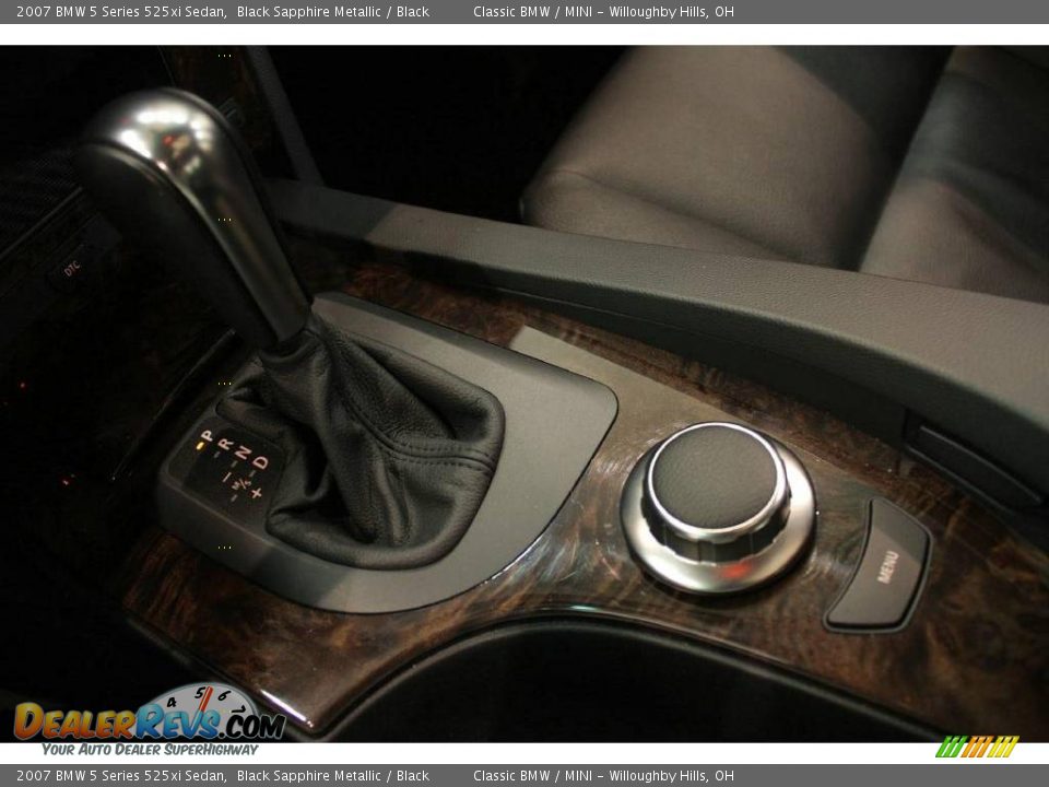 2007 BMW 5 Series 525xi Sedan Black Sapphire Metallic / Black Photo #16