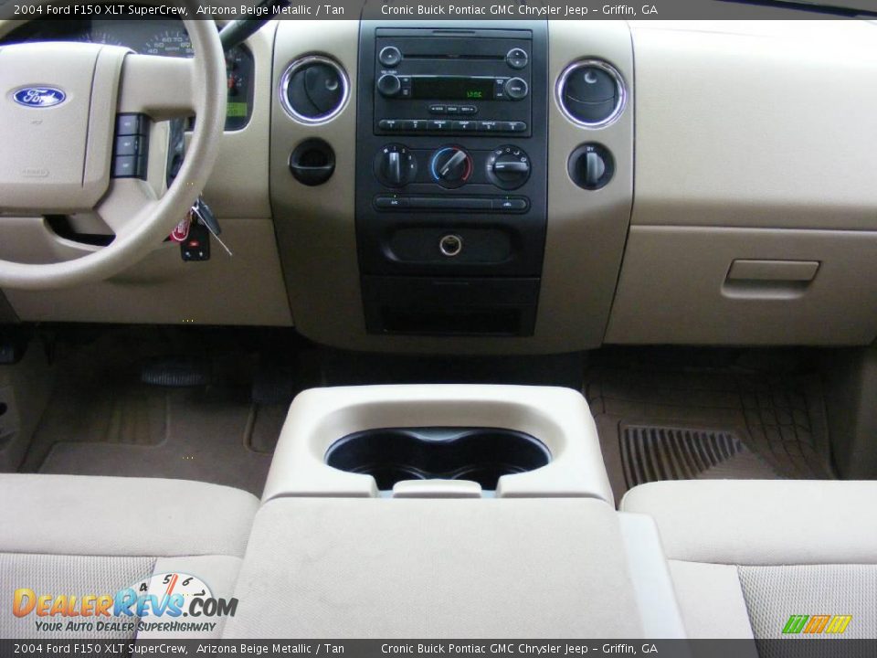 2004 Ford F150 XLT SuperCrew Arizona Beige Metallic / Tan Photo #21