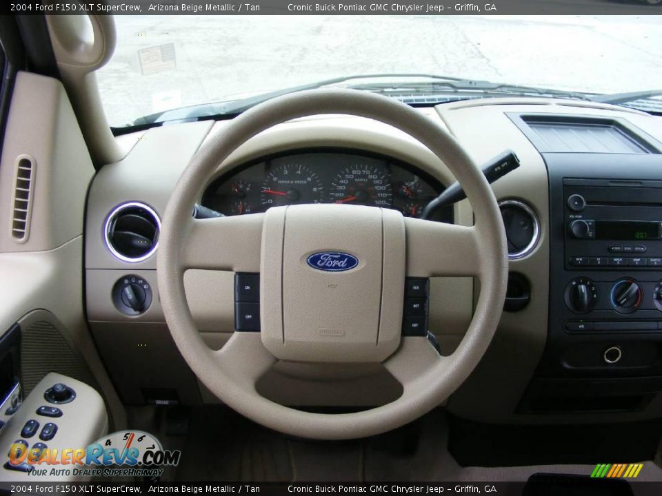 2004 Ford F150 XLT SuperCrew Arizona Beige Metallic / Tan Photo #22