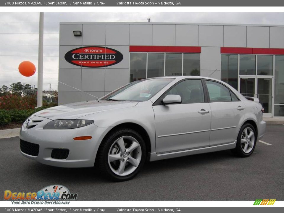 2008 Mazda MAZDA6 i Sport Sedan Silver Metallic / Gray Photo #1