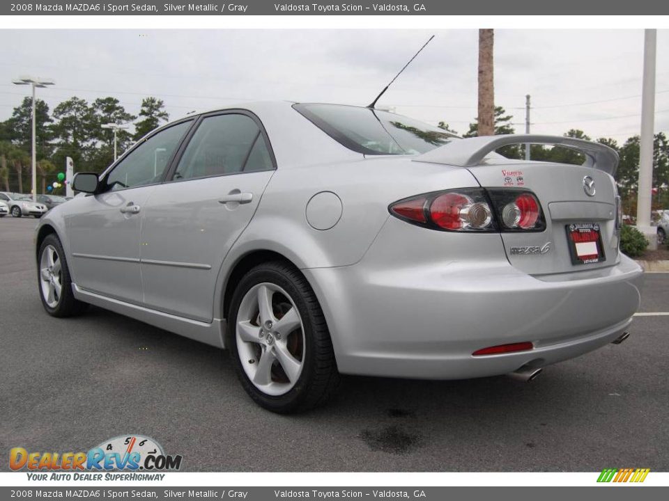 2008 Mazda MAZDA6 i Sport Sedan Silver Metallic / Gray Photo #5