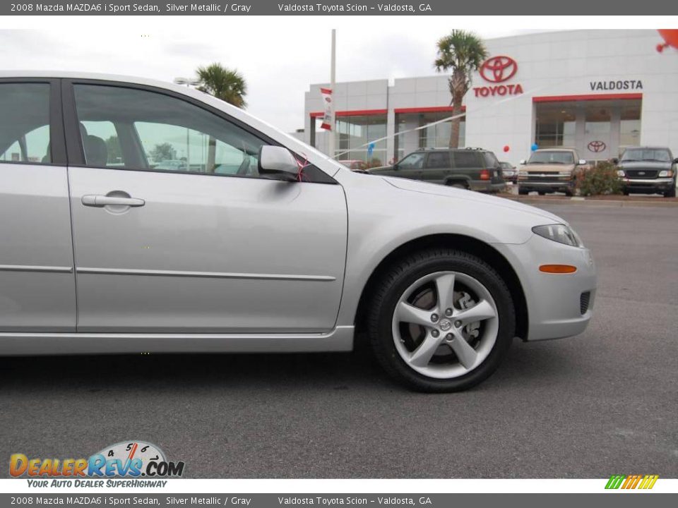 2008 Mazda MAZDA6 i Sport Sedan Silver Metallic / Gray Photo #7