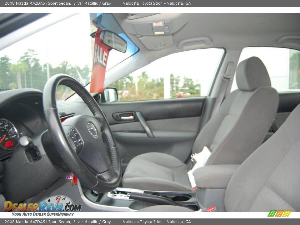 2008 Mazda MAZDA6 i Sport Sedan Silver Metallic / Gray Photo #8