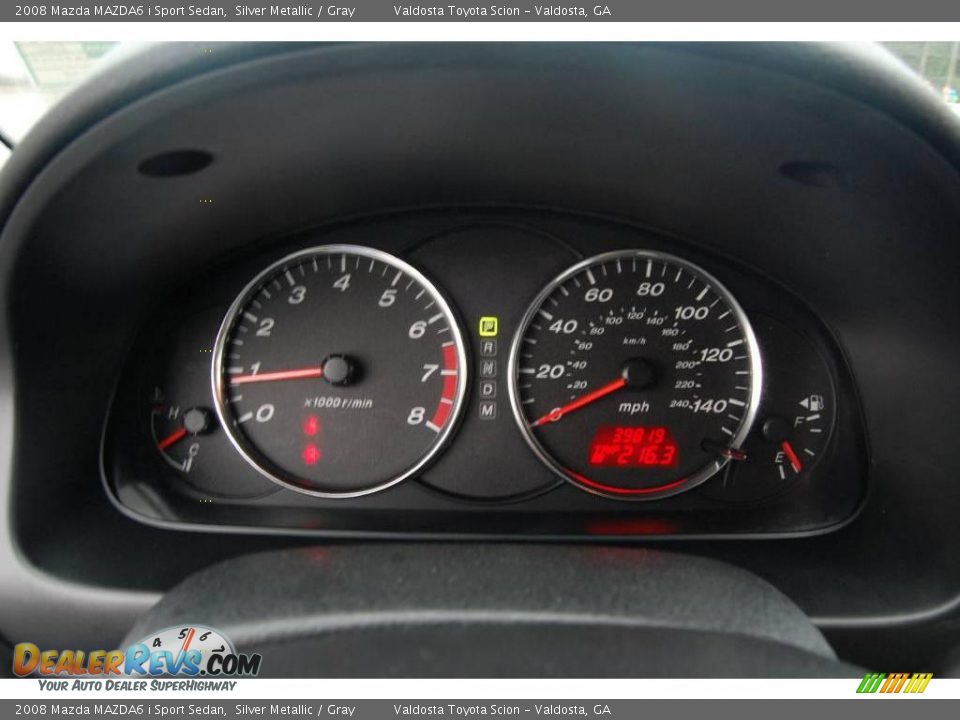 2008 Mazda MAZDA6 i Sport Sedan Silver Metallic / Gray Photo #11