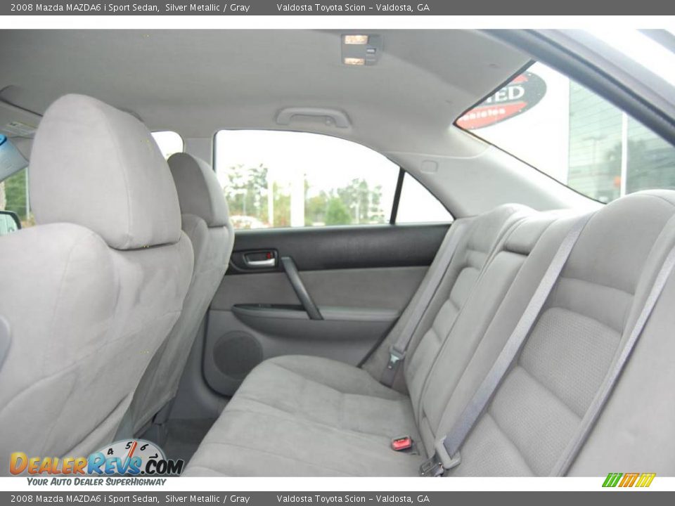 2008 Mazda MAZDA6 i Sport Sedan Silver Metallic / Gray Photo #15