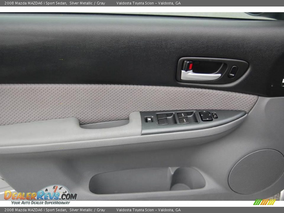 2008 Mazda MAZDA6 i Sport Sedan Silver Metallic / Gray Photo #16