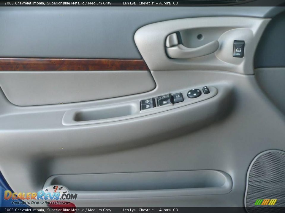 2003 Chevrolet Impala Superior Blue Metallic / Medium Gray Photo #7