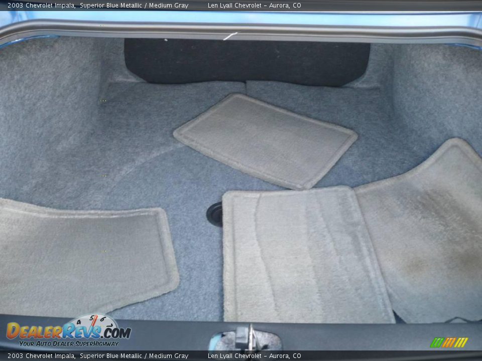 2003 Chevrolet Impala Superior Blue Metallic / Medium Gray Photo #11