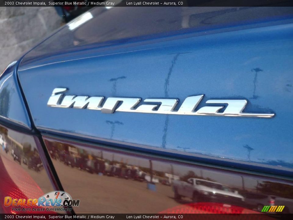 2003 Chevrolet Impala Superior Blue Metallic / Medium Gray Photo #12