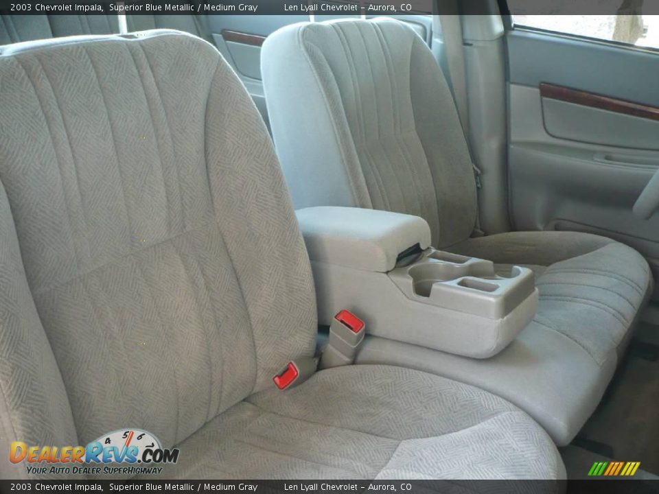 2003 Chevrolet Impala Superior Blue Metallic / Medium Gray Photo #13