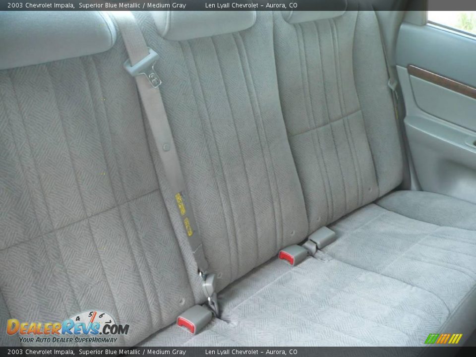 2003 Chevrolet Impala Superior Blue Metallic / Medium Gray Photo #14