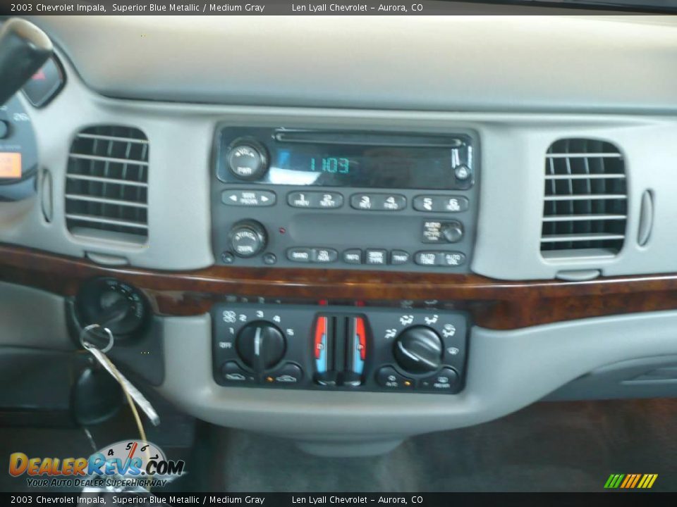 2003 Chevrolet Impala Superior Blue Metallic / Medium Gray Photo #17