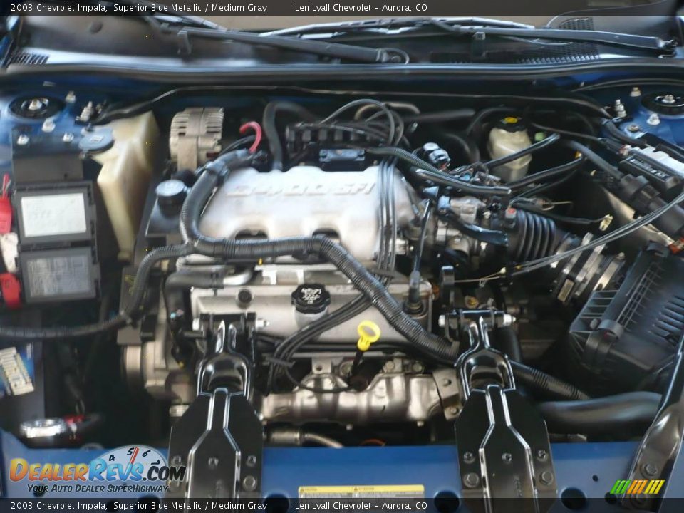 2003 Chevrolet Impala Superior Blue Metallic / Medium Gray Photo #19