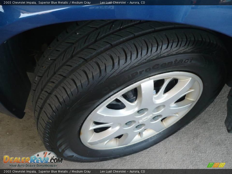 2003 Chevrolet Impala Superior Blue Metallic / Medium Gray Photo #20