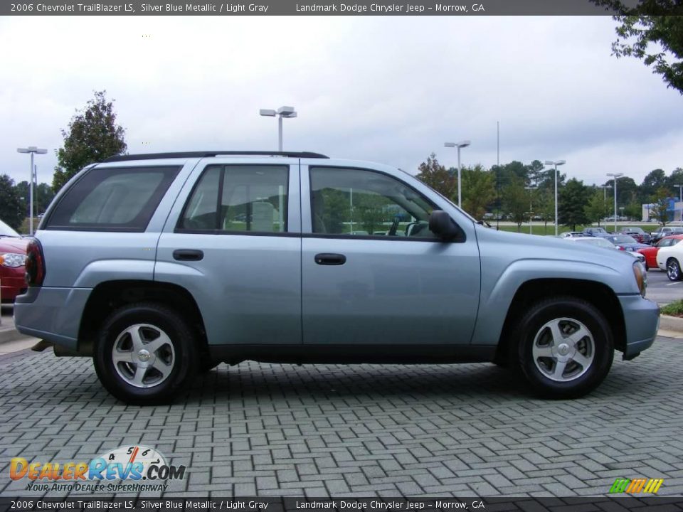 2006 Chevrolet TrailBlazer LS Silver Blue Metallic / Light Gray Photo #6