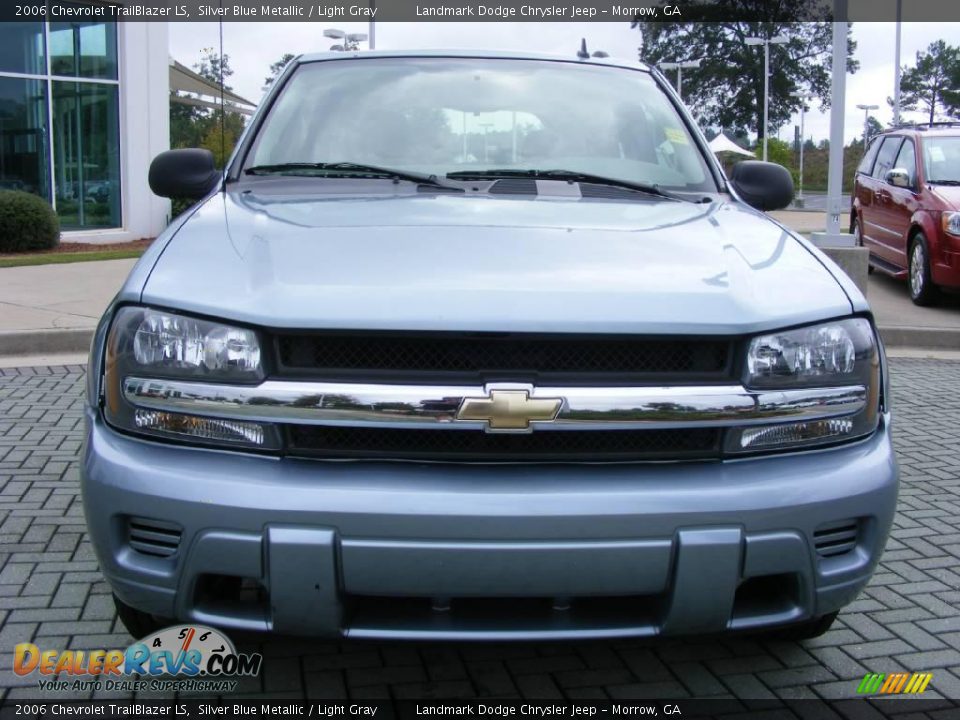 2006 Chevrolet TrailBlazer LS Silver Blue Metallic / Light Gray Photo #8