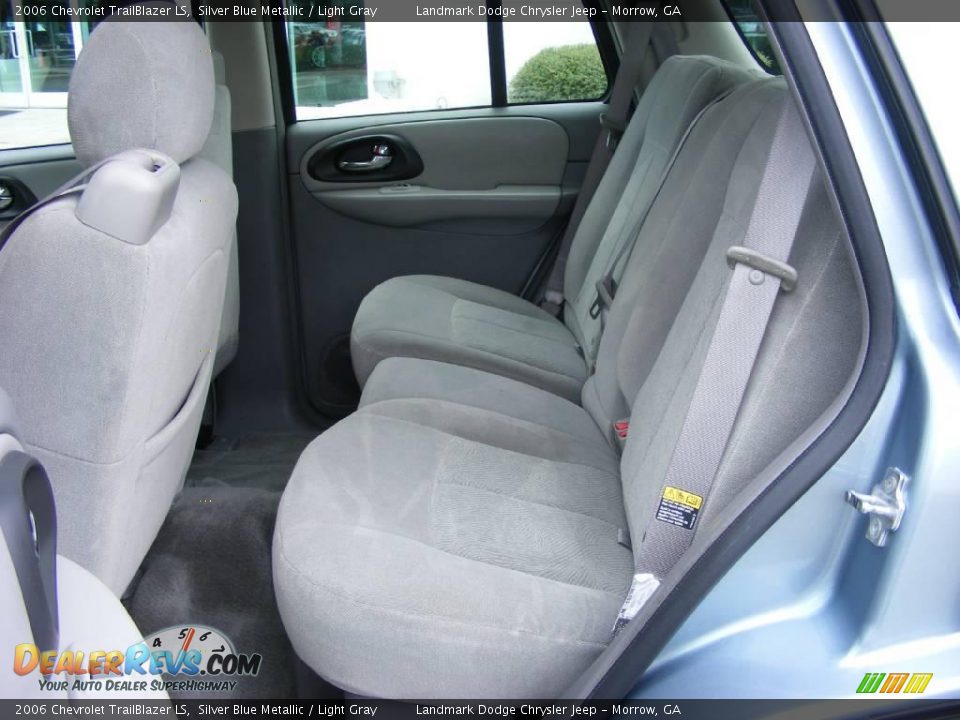 2006 Chevrolet TrailBlazer LS Silver Blue Metallic / Light Gray Photo #14