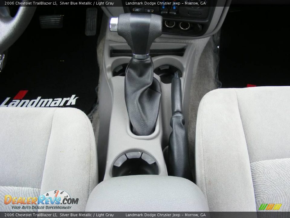 2006 Chevrolet TrailBlazer LS Silver Blue Metallic / Light Gray Photo #23