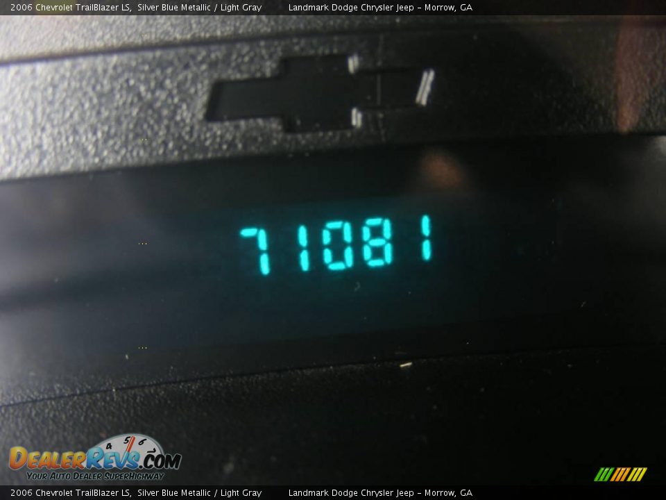 2006 Chevrolet TrailBlazer LS Silver Blue Metallic / Light Gray Photo #27