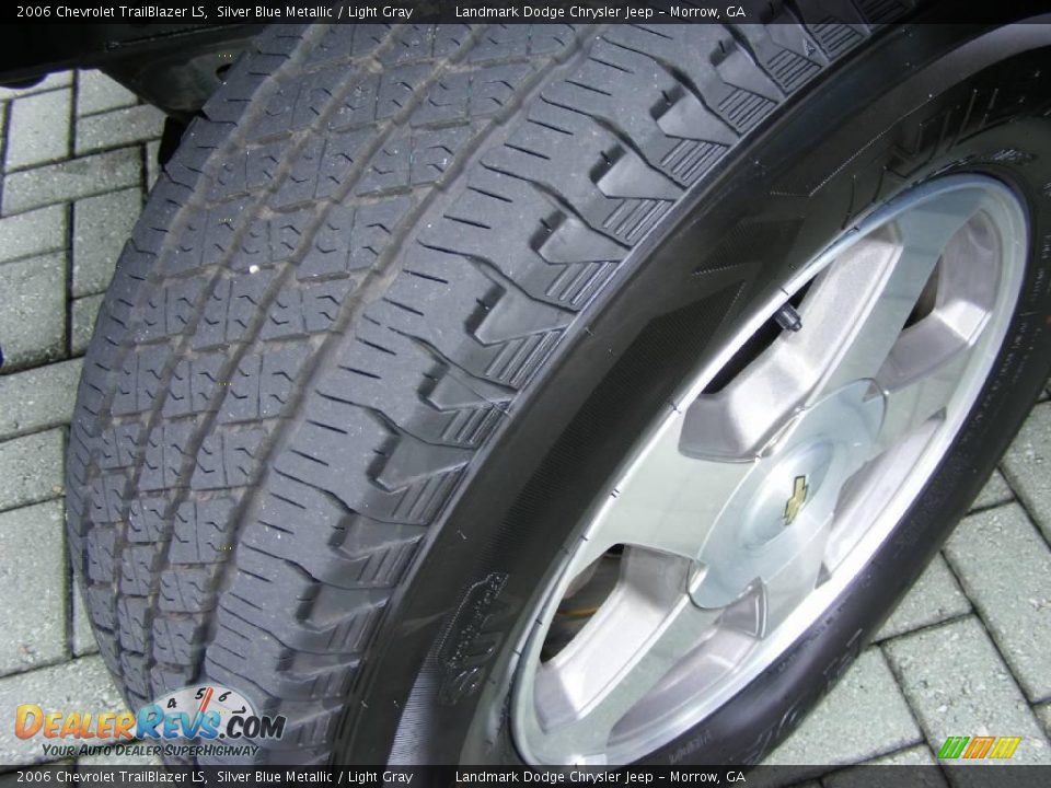 2006 Chevrolet TrailBlazer LS Silver Blue Metallic / Light Gray Photo #30