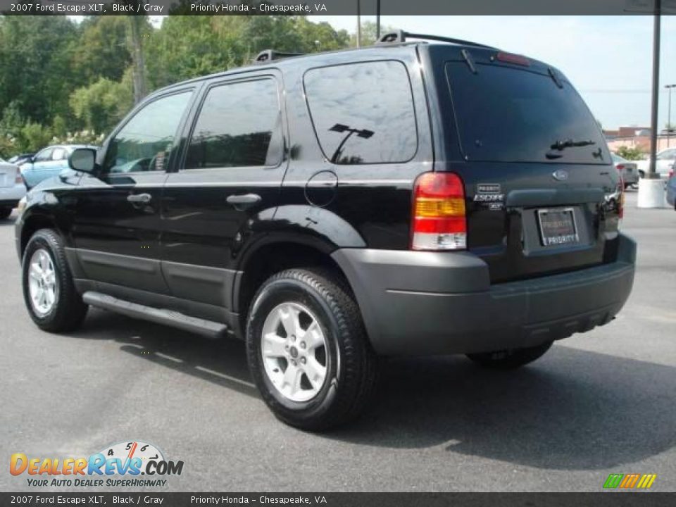 2007 Ford Escape XLT Black / Gray Photo #4