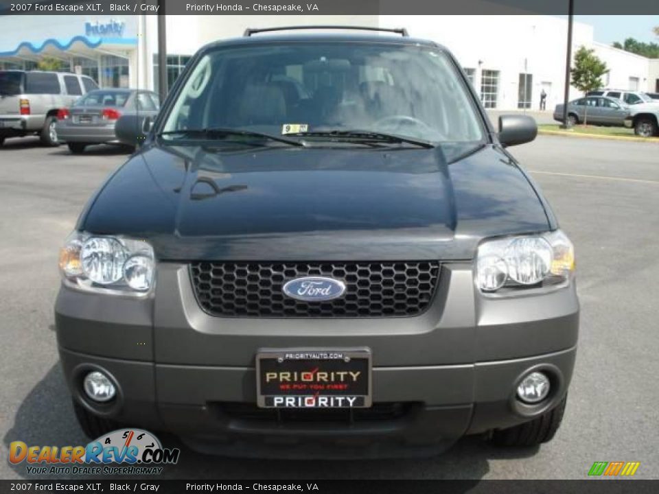 2007 Ford Escape XLT Black / Gray Photo #9