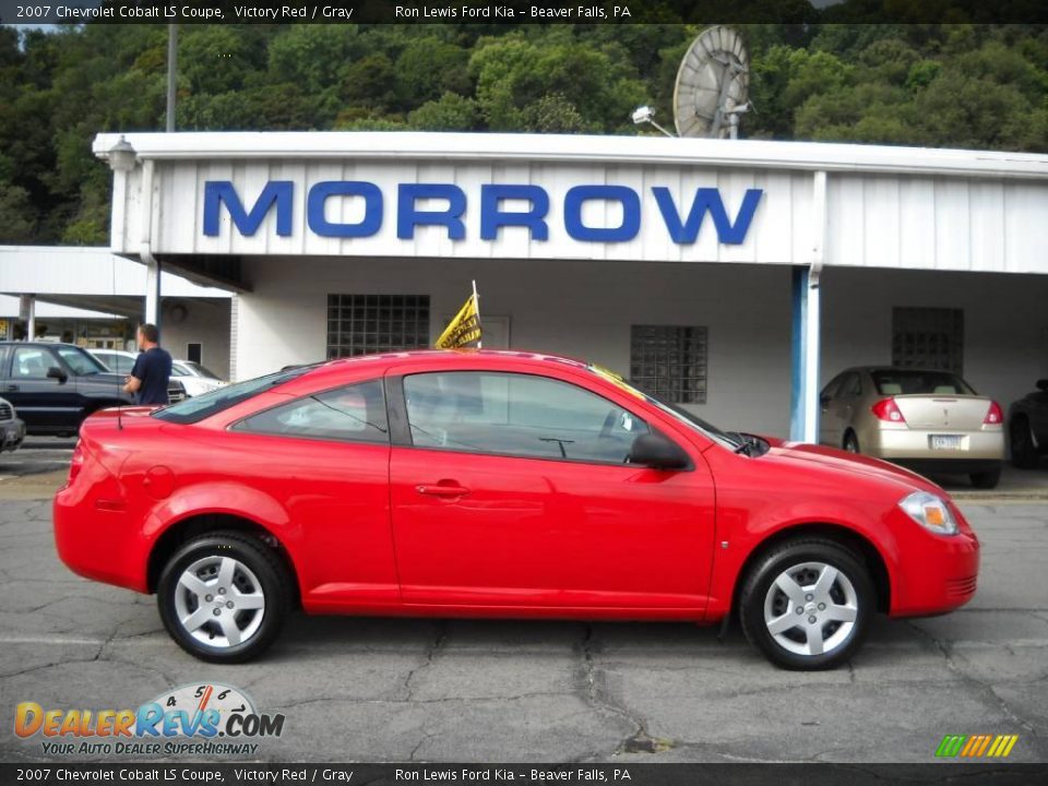 2007 Chevrolet Cobalt LS Coupe Victory Red / Gray Photo #1