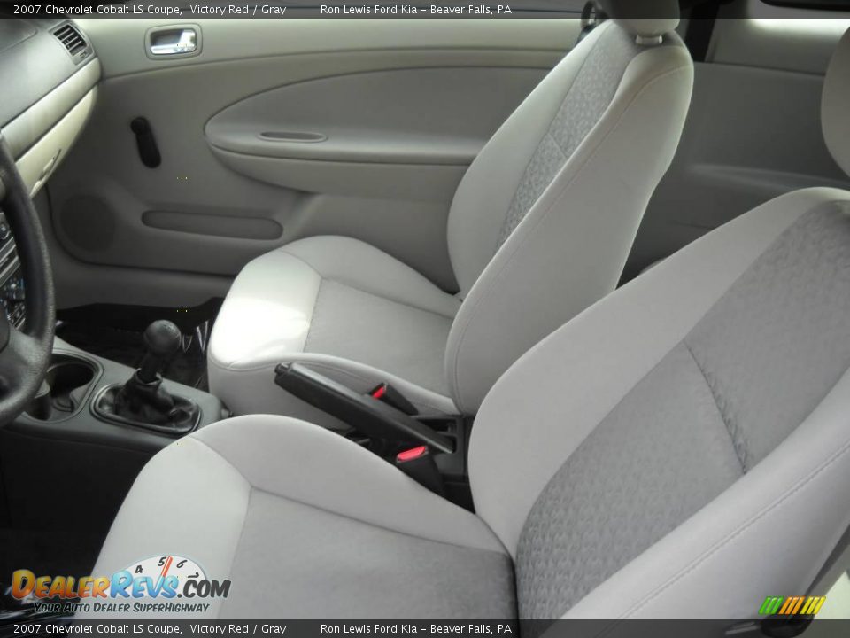 2007 Chevrolet Cobalt LS Coupe Victory Red / Gray Photo #8