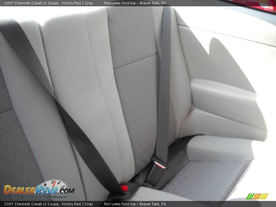 2007 Chevrolet Cobalt LS Coupe Victory Red / Gray Photo #20