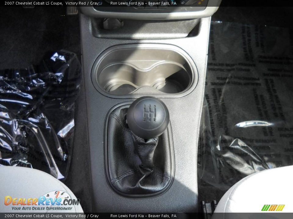 2007 Chevrolet Cobalt LS Coupe Victory Red / Gray Photo #23