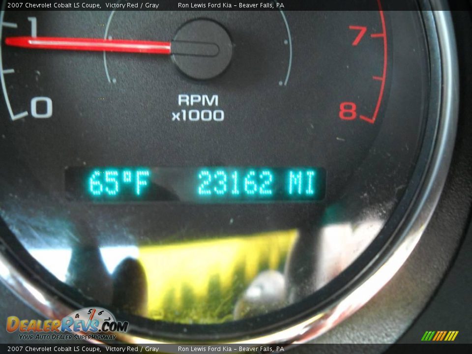 2007 Chevrolet Cobalt LS Coupe Victory Red / Gray Photo #25