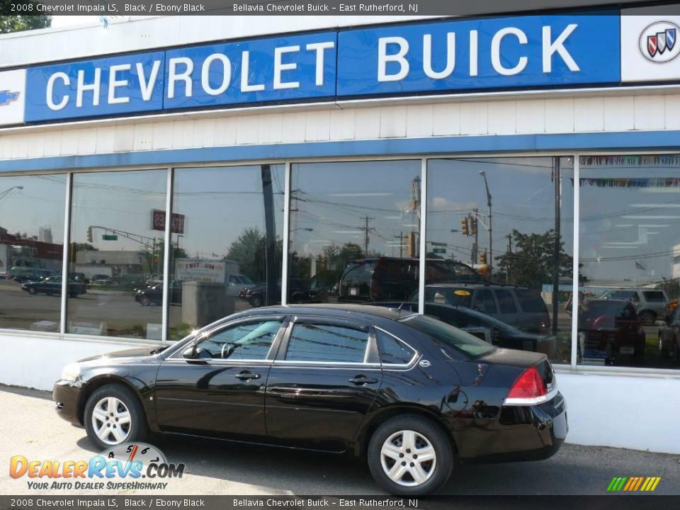 2008 Chevrolet Impala LS Black / Ebony Black Photo #1