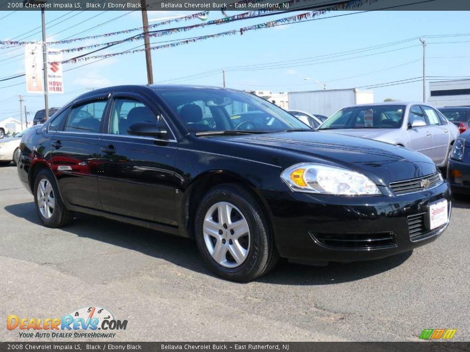 2008 Chevrolet Impala LS Black / Ebony Black Photo #3