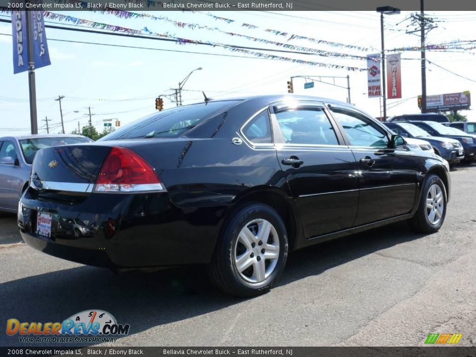 2008 Chevrolet Impala LS Black / Ebony Black Photo #4
