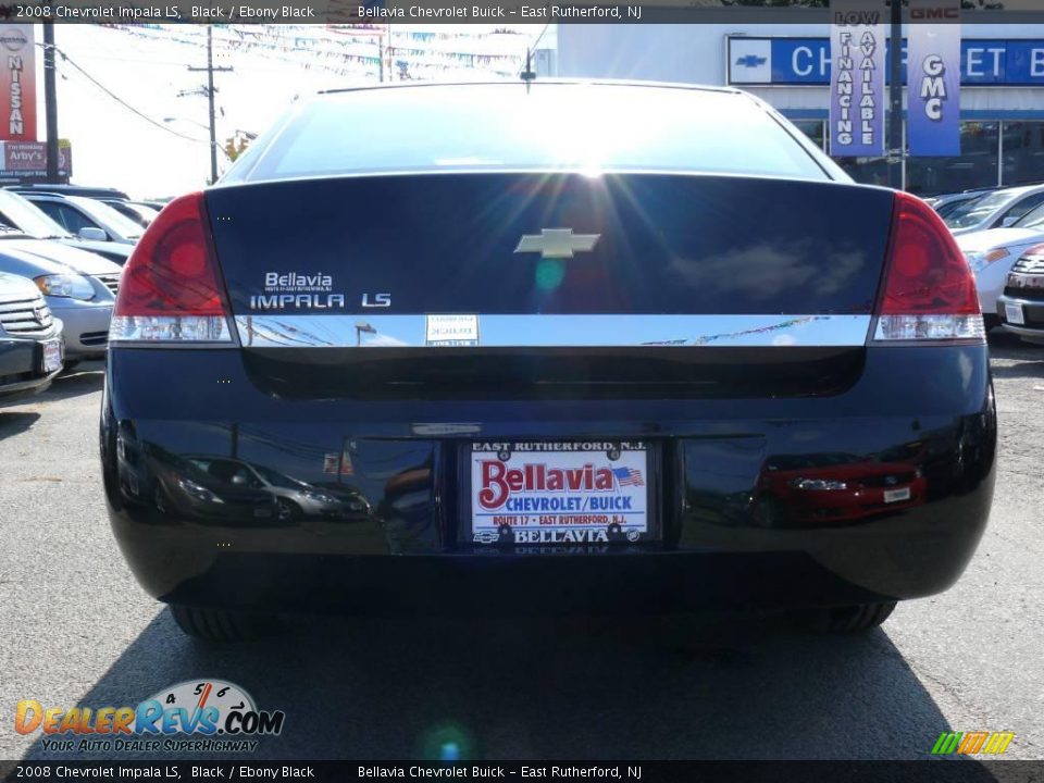 2008 Chevrolet Impala LS Black / Ebony Black Photo #5