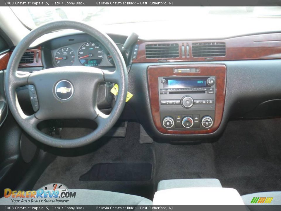 2008 Chevrolet Impala LS Black / Ebony Black Photo #9