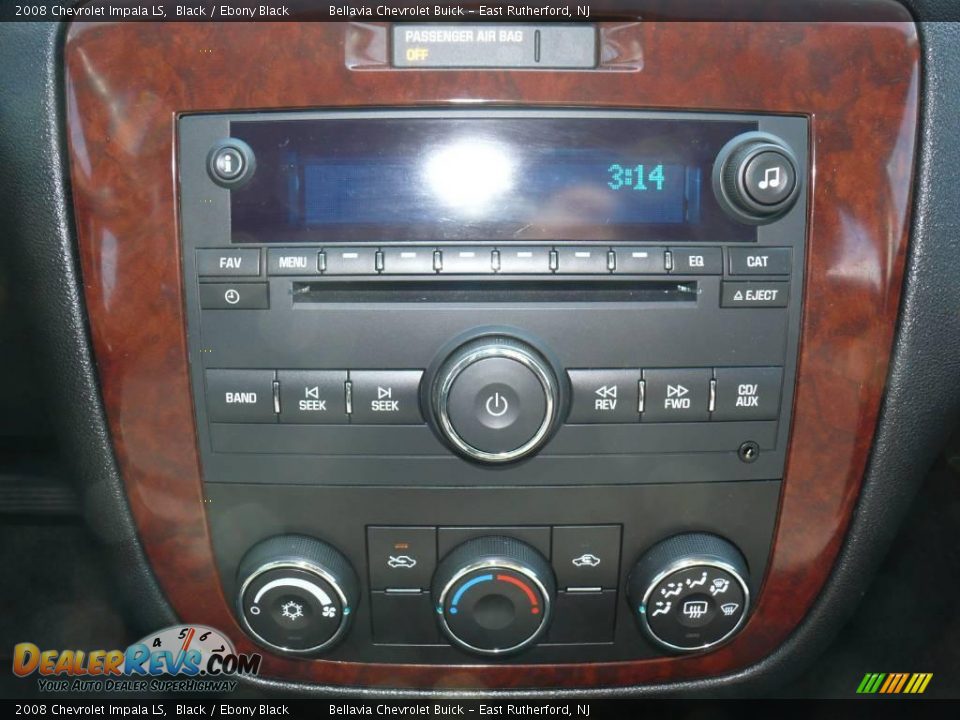 2008 Chevrolet Impala LS Black / Ebony Black Photo #10