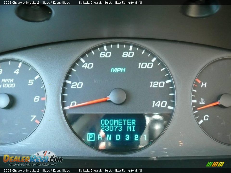 2008 Chevrolet Impala LS Black / Ebony Black Photo #11